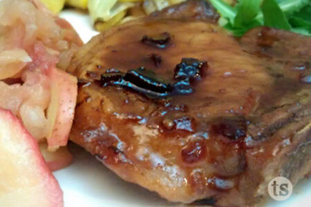 Apple Bayou Pork Chops