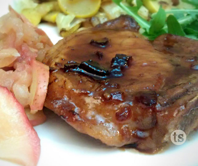 Apple Bayou Pork Chops