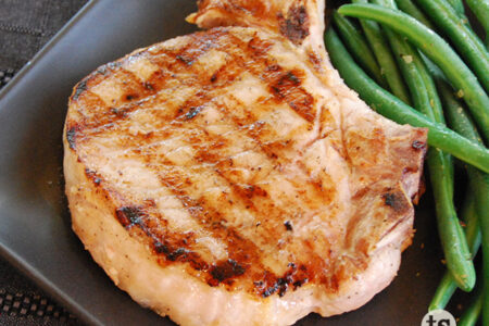 Juicy Brined & Grilled Pork Chops