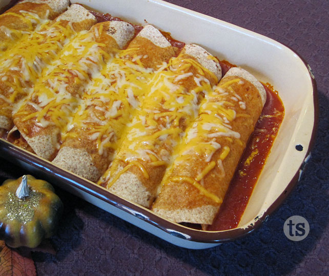 Corn Black Bean Enchiladas