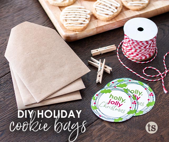 DIY Holiday Cookie Bags