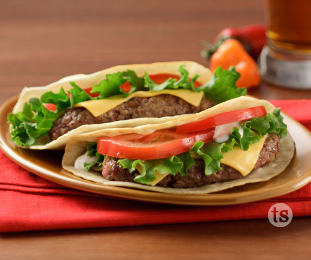 Easy to Eat Taco Burgers