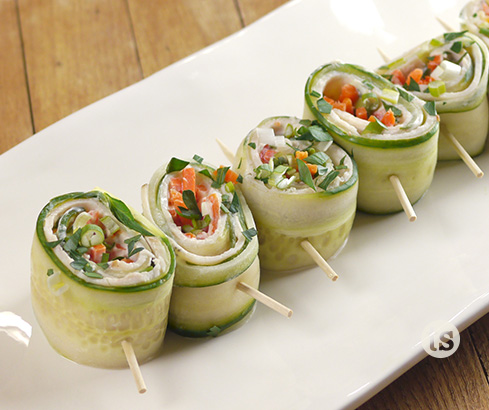 Turkey Cucumber Roll Ups