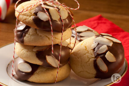 Chocolate Almond Pound Cake Cookies