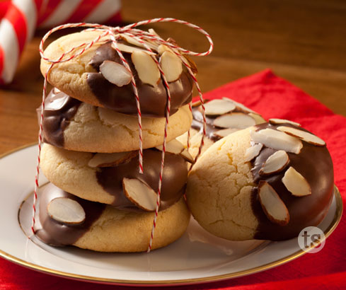 Chocolate Almond Pound Cake Cookies