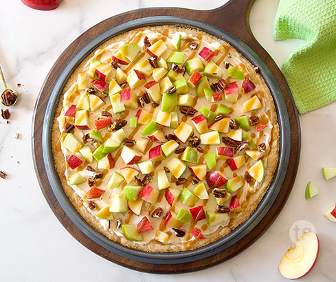 Caramel Apple Fruit Pizza