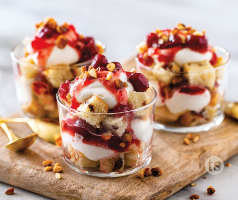 Cranberry Orange Trifle