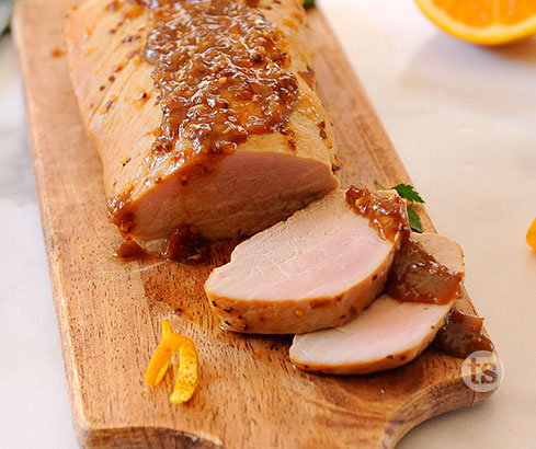 Orange Sesame Ginger Pork Tenderloin