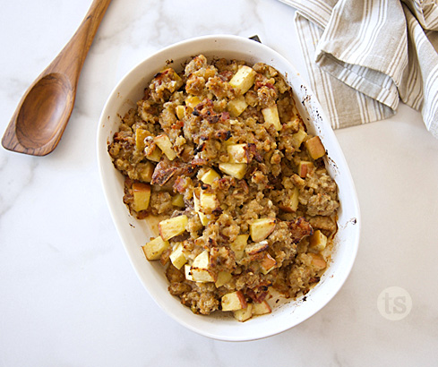 baking stuffing & pork chops