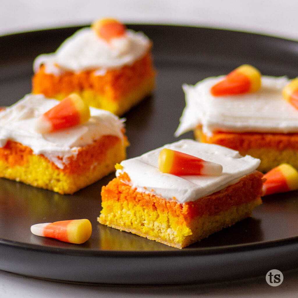 Try these Candy Corn Cookie Bars