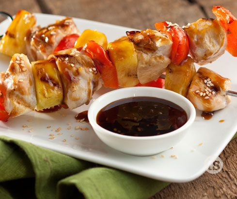 Honey Teriyaki Chicken Kabobs