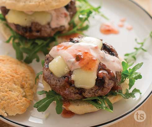 Raspberry Chipotle Sliders