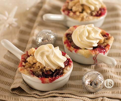 Cranberry Caramel Cobbler