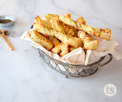 Rustic Parmesan Twists