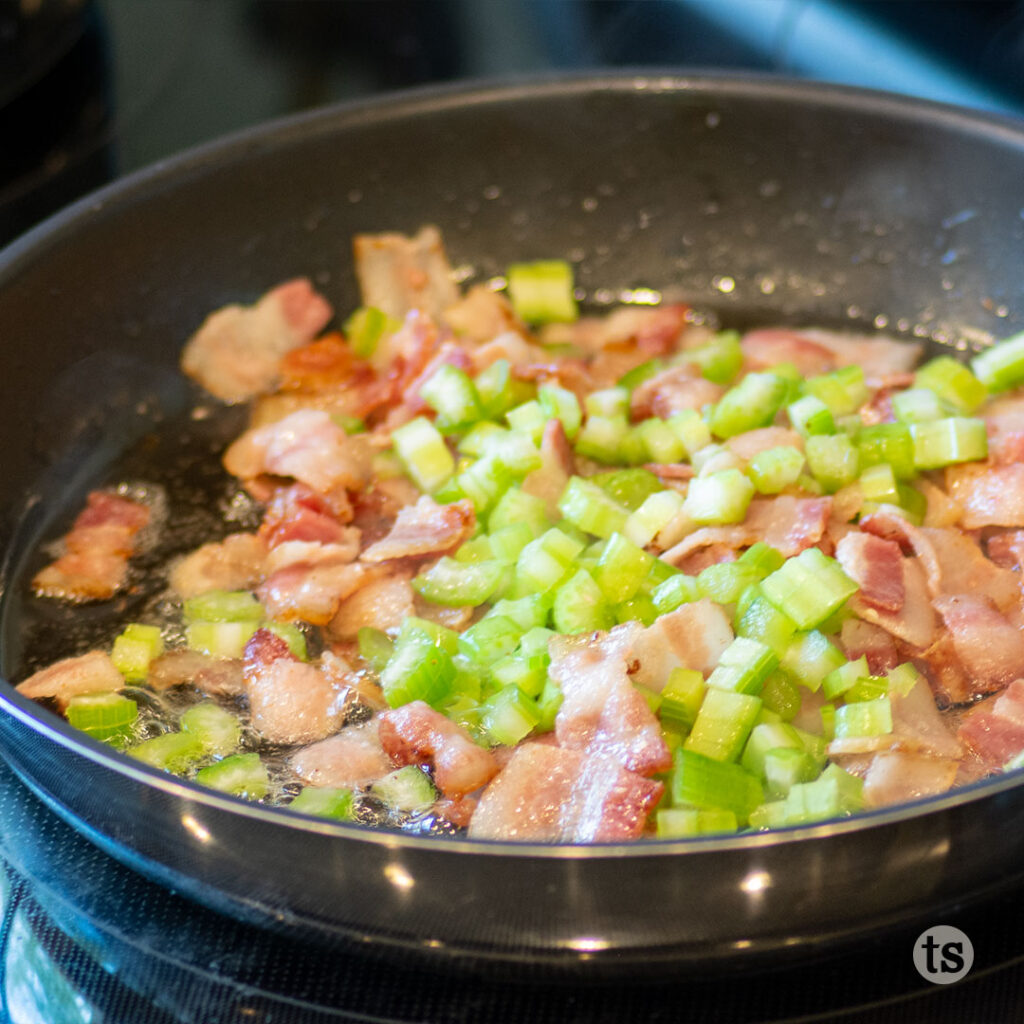 bacon and celery