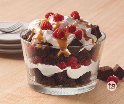 Classy Chocolate Caramel Trifle