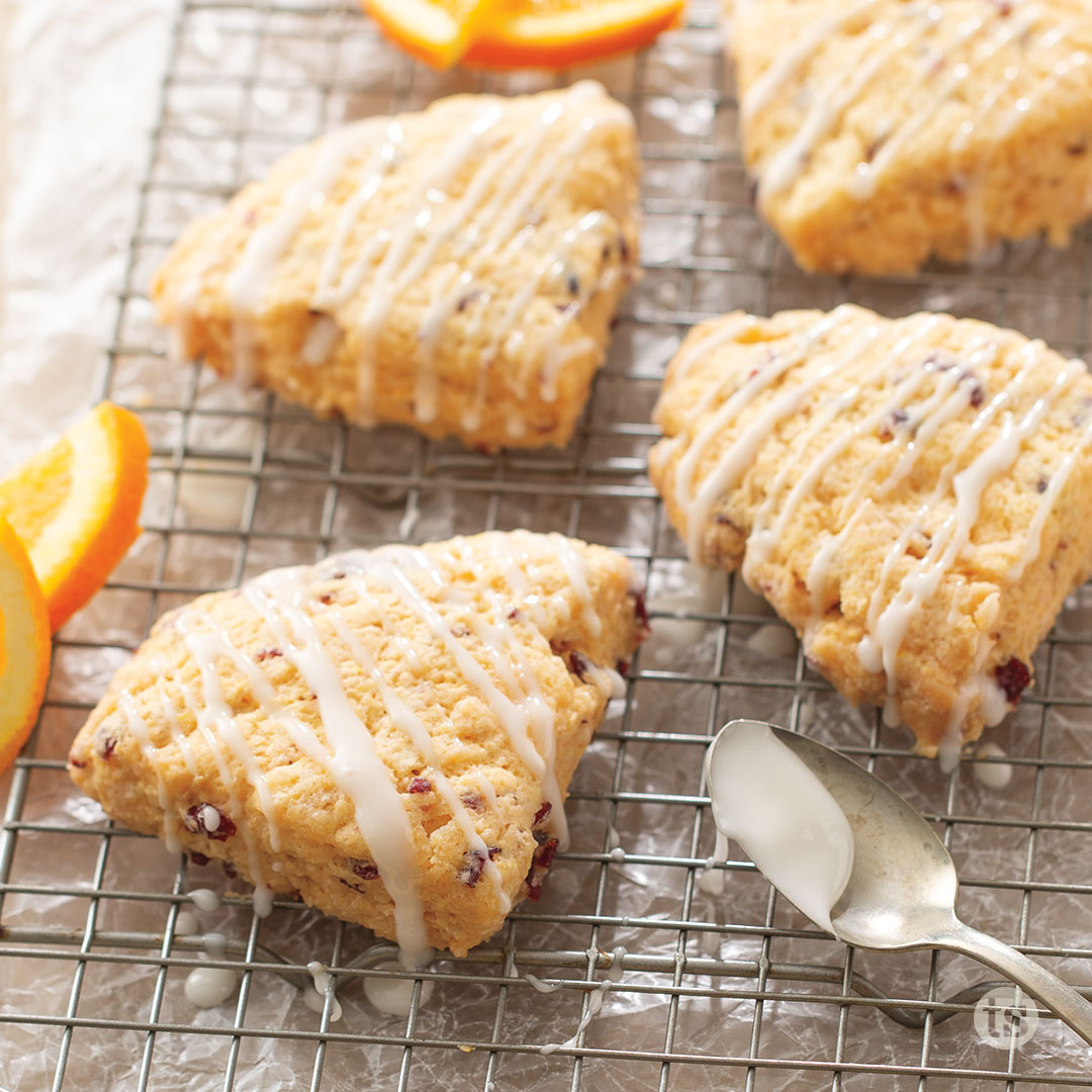 Cranberry Orange Quick Scones