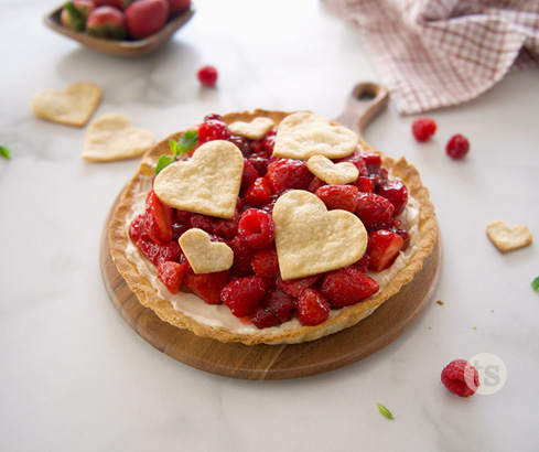 Valentine Berry Tart