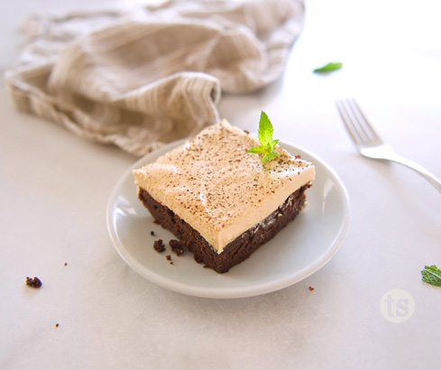 Peanut Butter Mousse Brownies