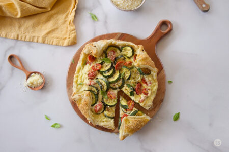 Rustic Zucchini Summer Tart