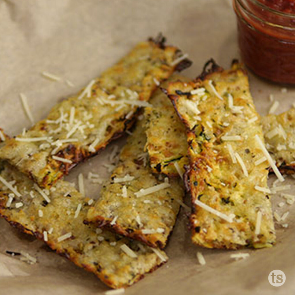 Try these Cheesy Zucchini "Bread" Sticks