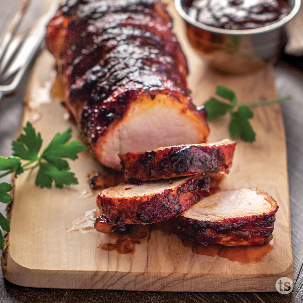 Try this BBQ Bacon Pork Tenderloin