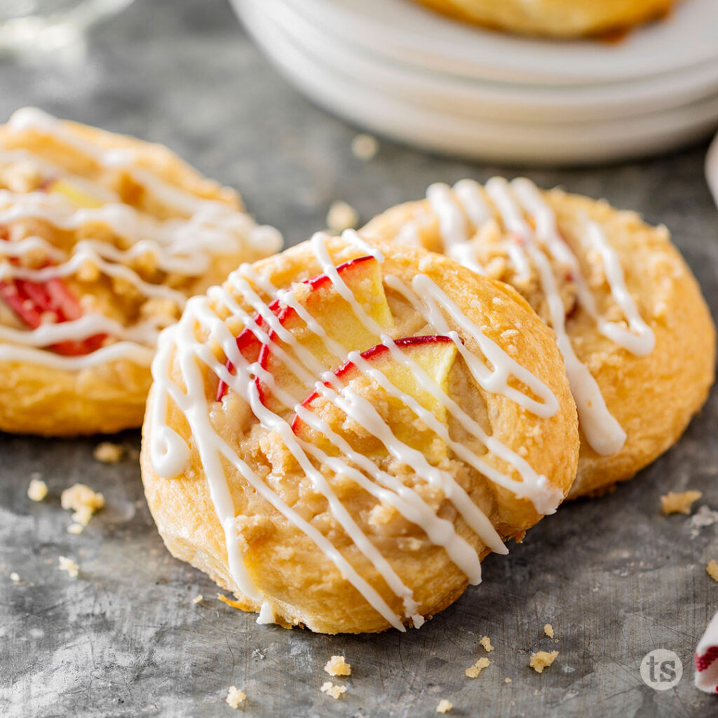 Try this Butterscotch Apple Crumble Danish