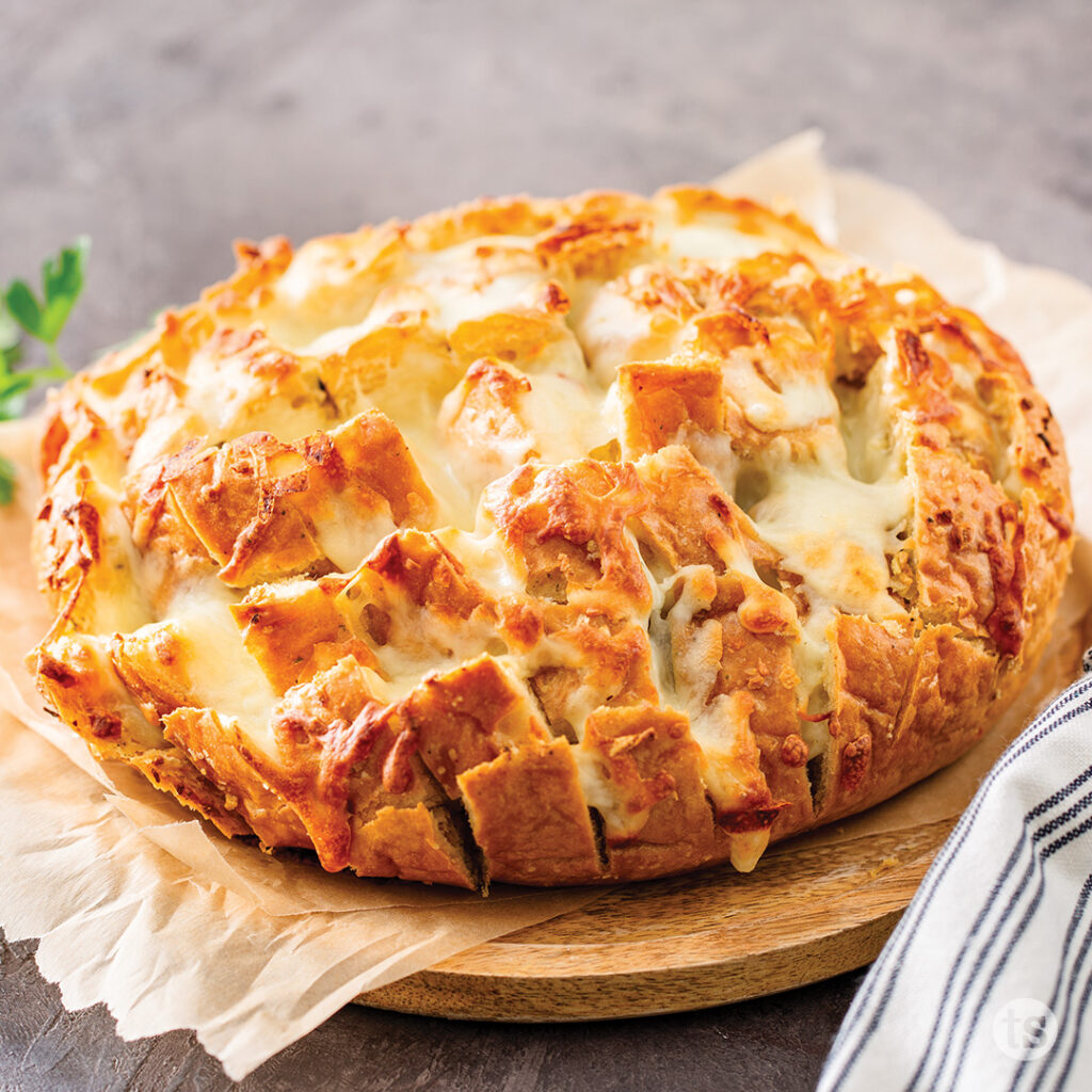 Try this Magic Cheesy Pull-Apart Bread