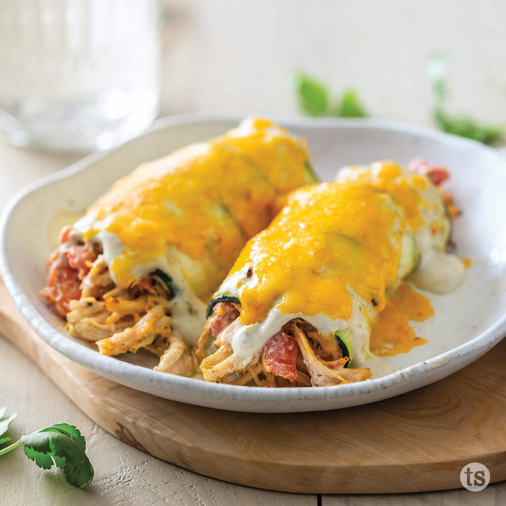 Try these Zucchini Chicken Enchiladas