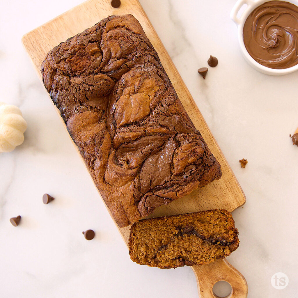 Try this Chocolate Hazelnut Pumpkin Loaf