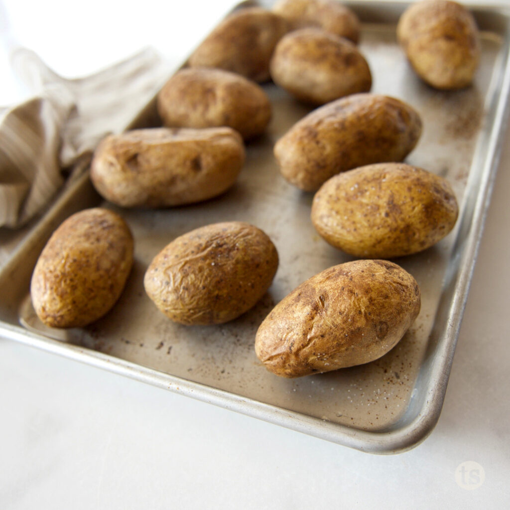 Prep Plain Baked Potatoes