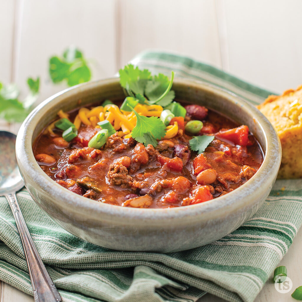 Try this Triple Meat & Bean Wahoo! Chili