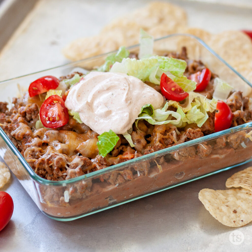 Try this Beef Tostada Dip