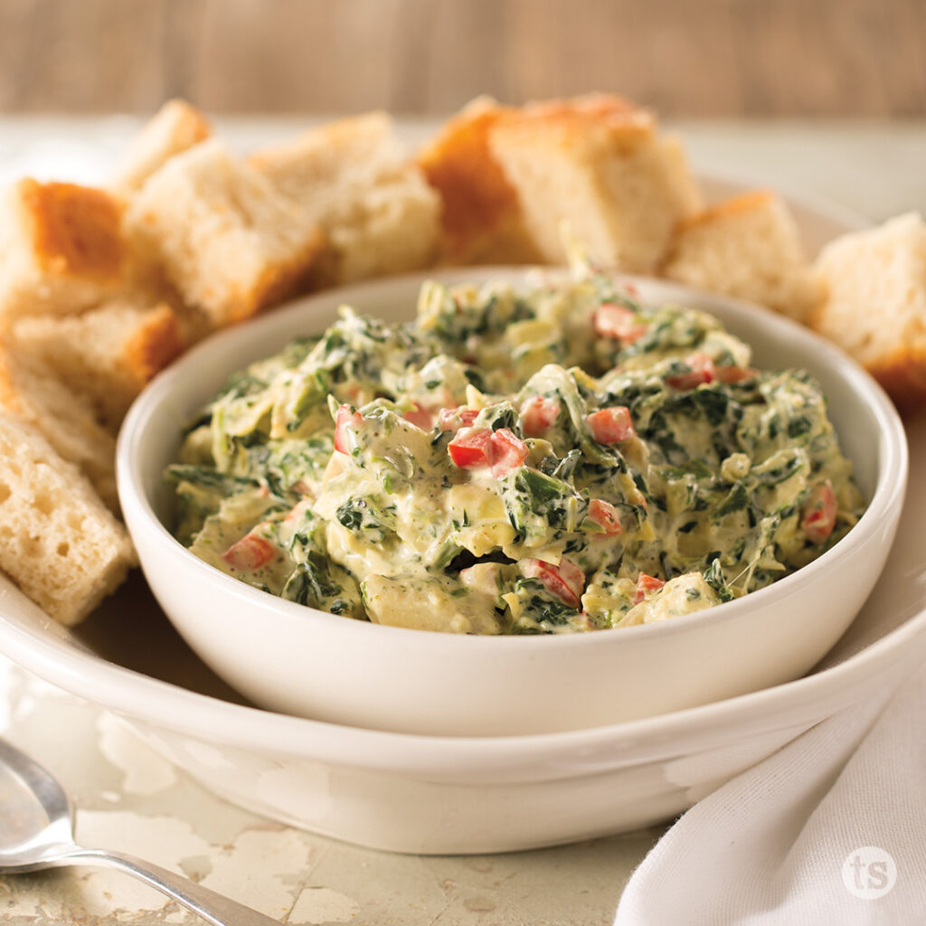 Try this Cheesy Artichoke & Spinach Dip