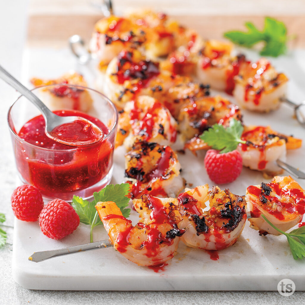 Try this Citrus Raspberry Shrimp