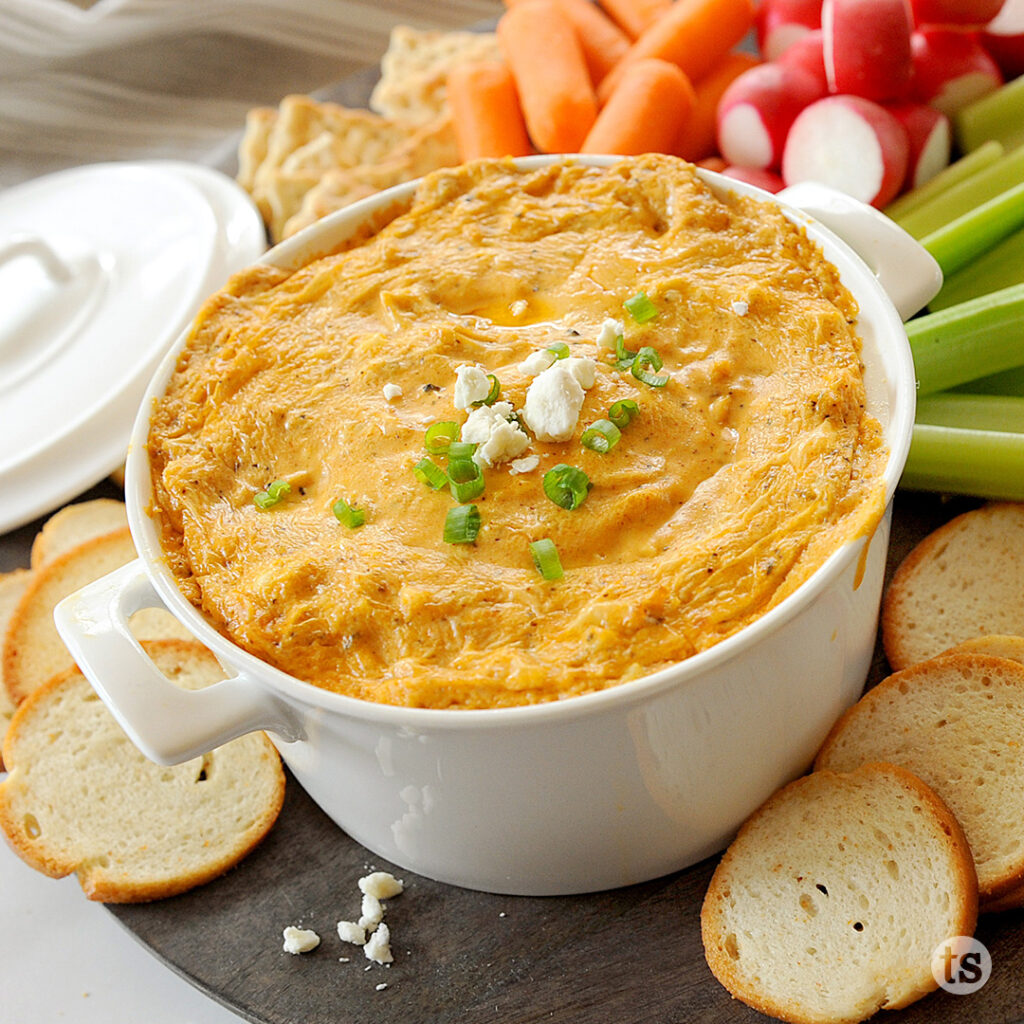 Try this Rustic Buffalo Chicken Dip