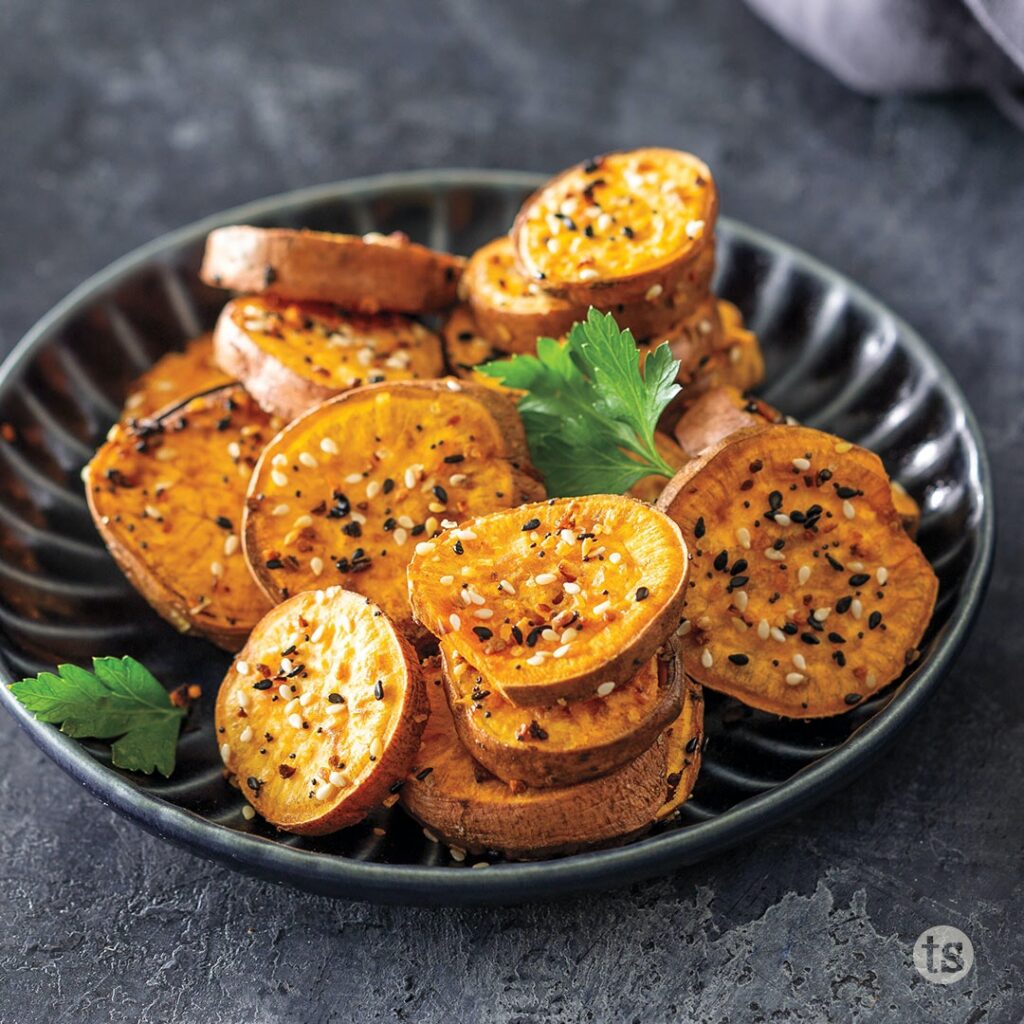 Try this Air Fried Everything Sweet Potatoes