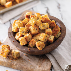 Try these Bountiful Beer Bread Croutons