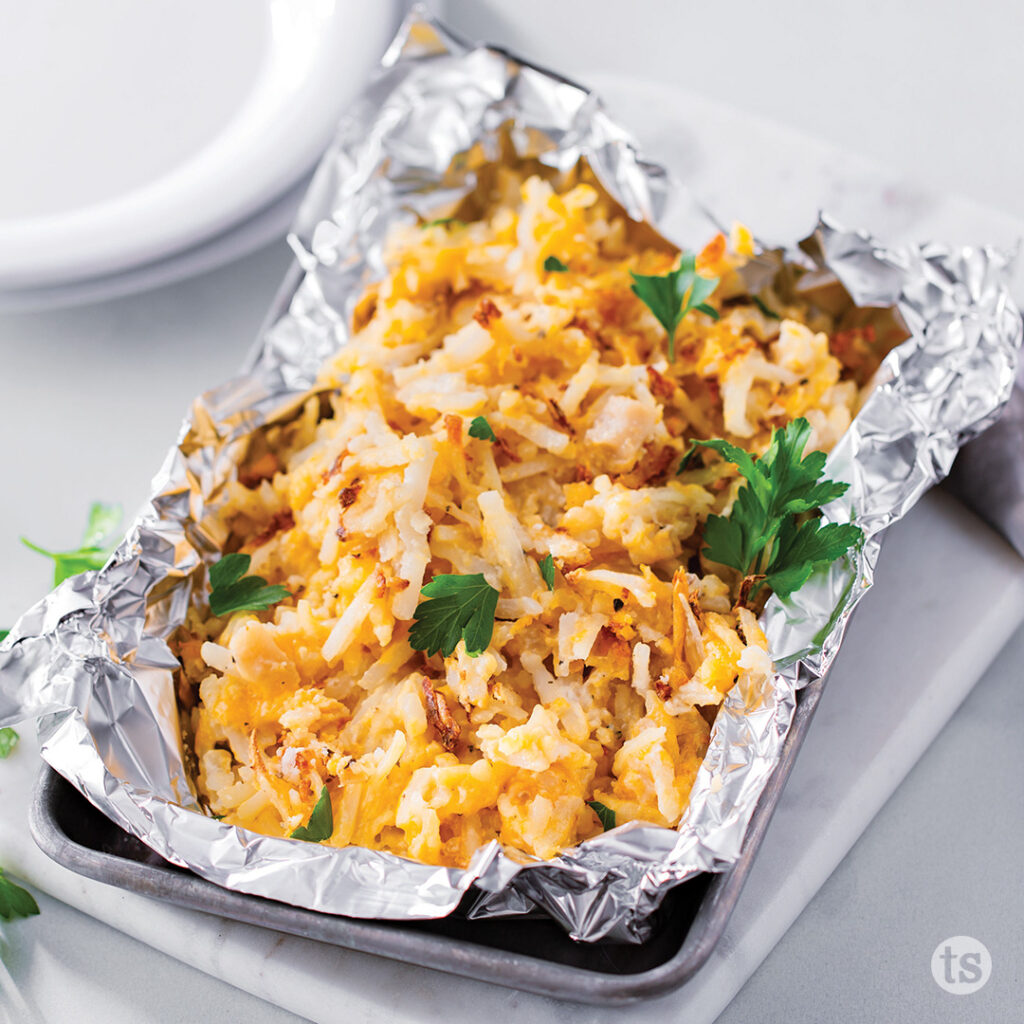 Try these Cheesy Potatoes on the Grill