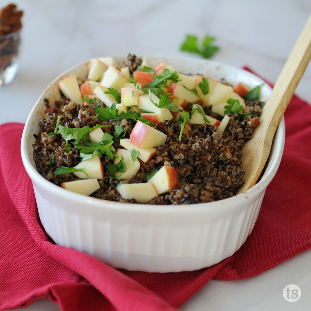 Try this Cranberry Apple Wild Rice Pilaf