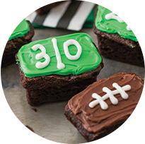 Game Day Tiny Cakes