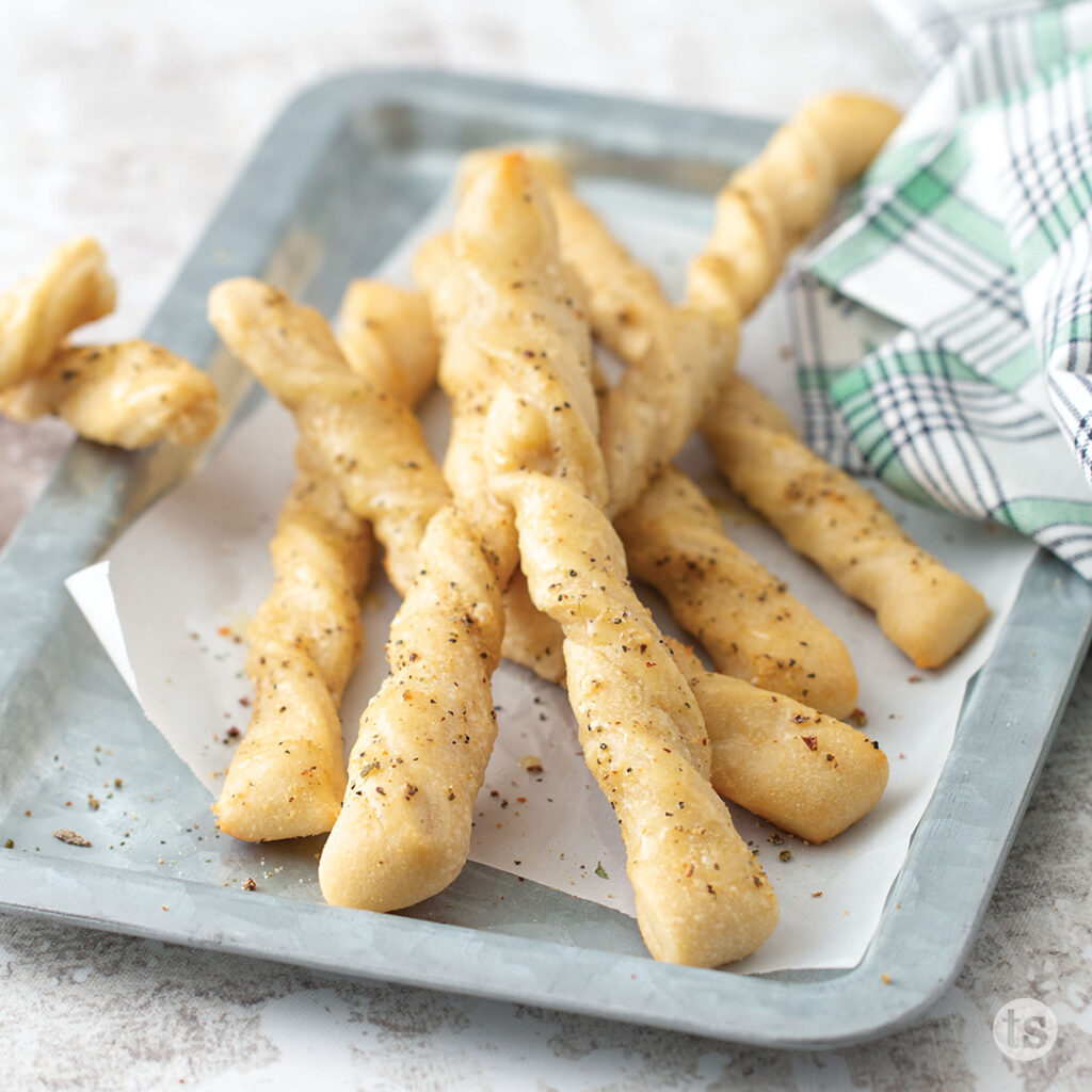 Try these Garlic Pepper Breadsticks