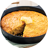 Wahoo Skillet Corn Bread