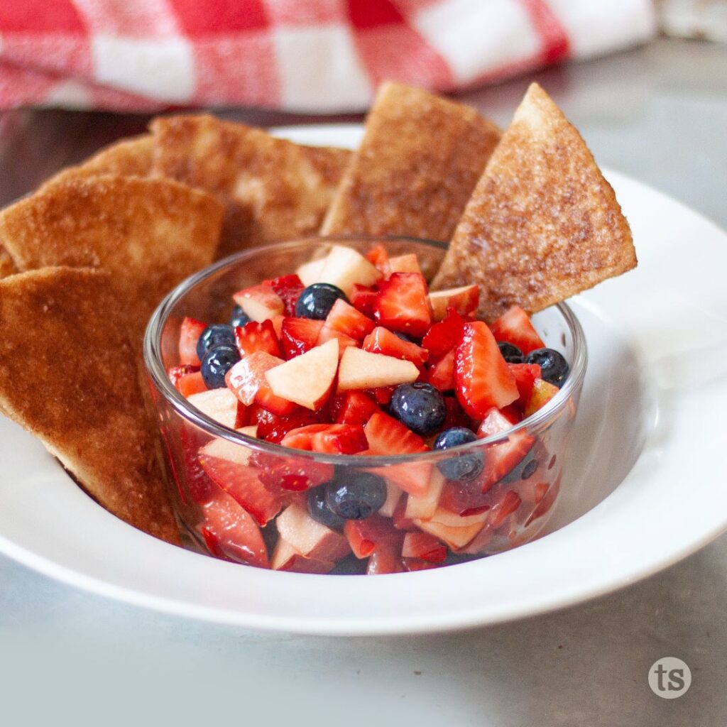 Try this Fruit Salsa with Cinnamon Chips