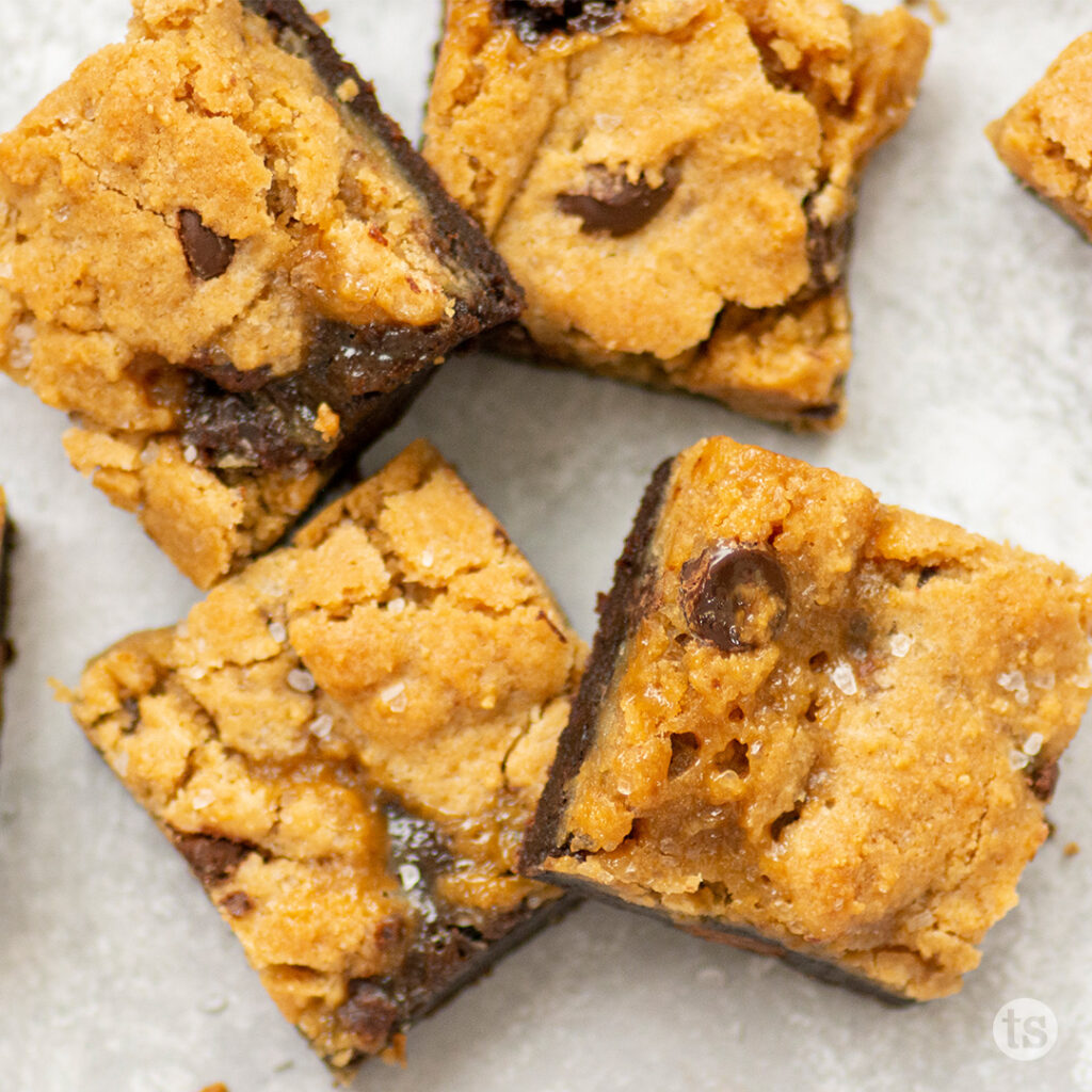 Try these Salted Caramel Brookie Bars