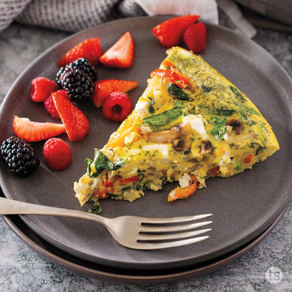 Try this Artichoke & Spinach Veggie Frittata