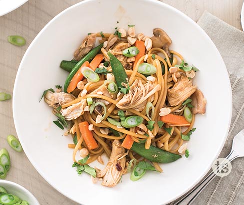 Bayou Chicken Veggie Noodle Bowls recipe | Tastefully Simple