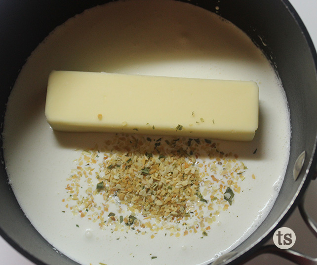 Chicken & Broccoli-Stuffed Shells Prep