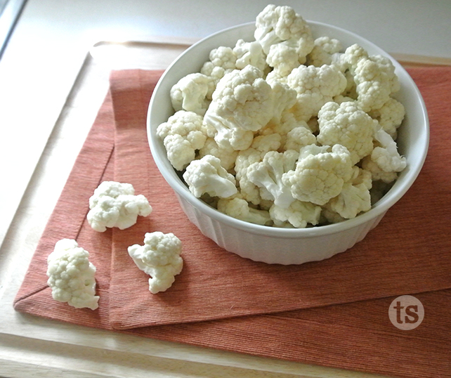 Breaded Buffalo Cauliflower Prep