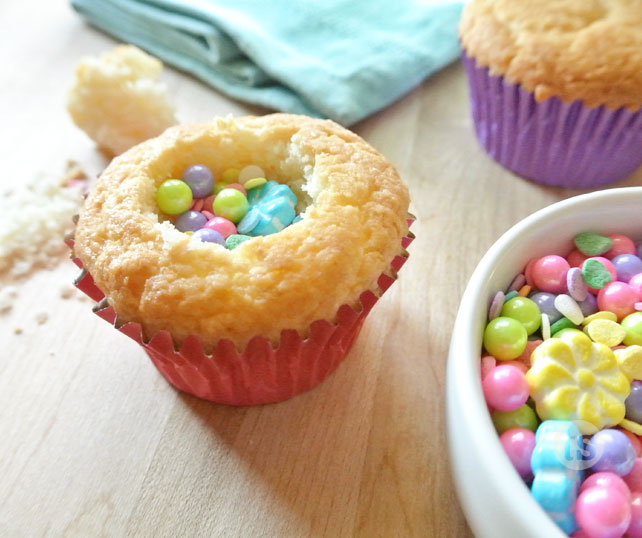 Candy Filled Cupcakes Prep